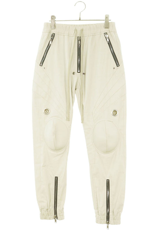 Rick Owens Biker Jogger Cotton Blend Pants White Size 33