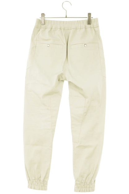 Rick Owens Biker Jogger Cotton Blend Pants White Size 33