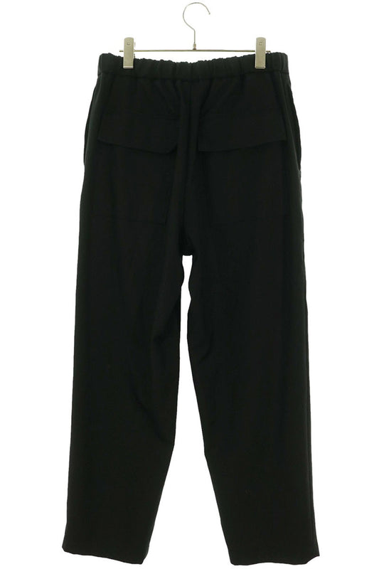 JILSANDER 24SS Black Wool Easy Tapered Slacks Size 46