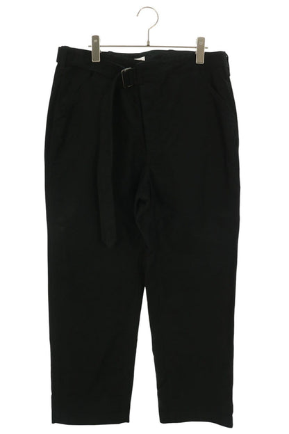 blurhms 19AW Belted Button Fly Cotton Pants Black Size 32