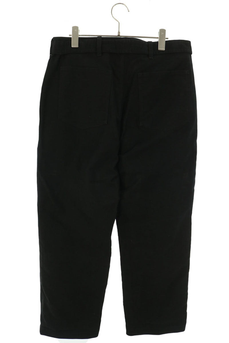 blurhms 19AW Belted Button Fly Cotton Pants Black Size 32