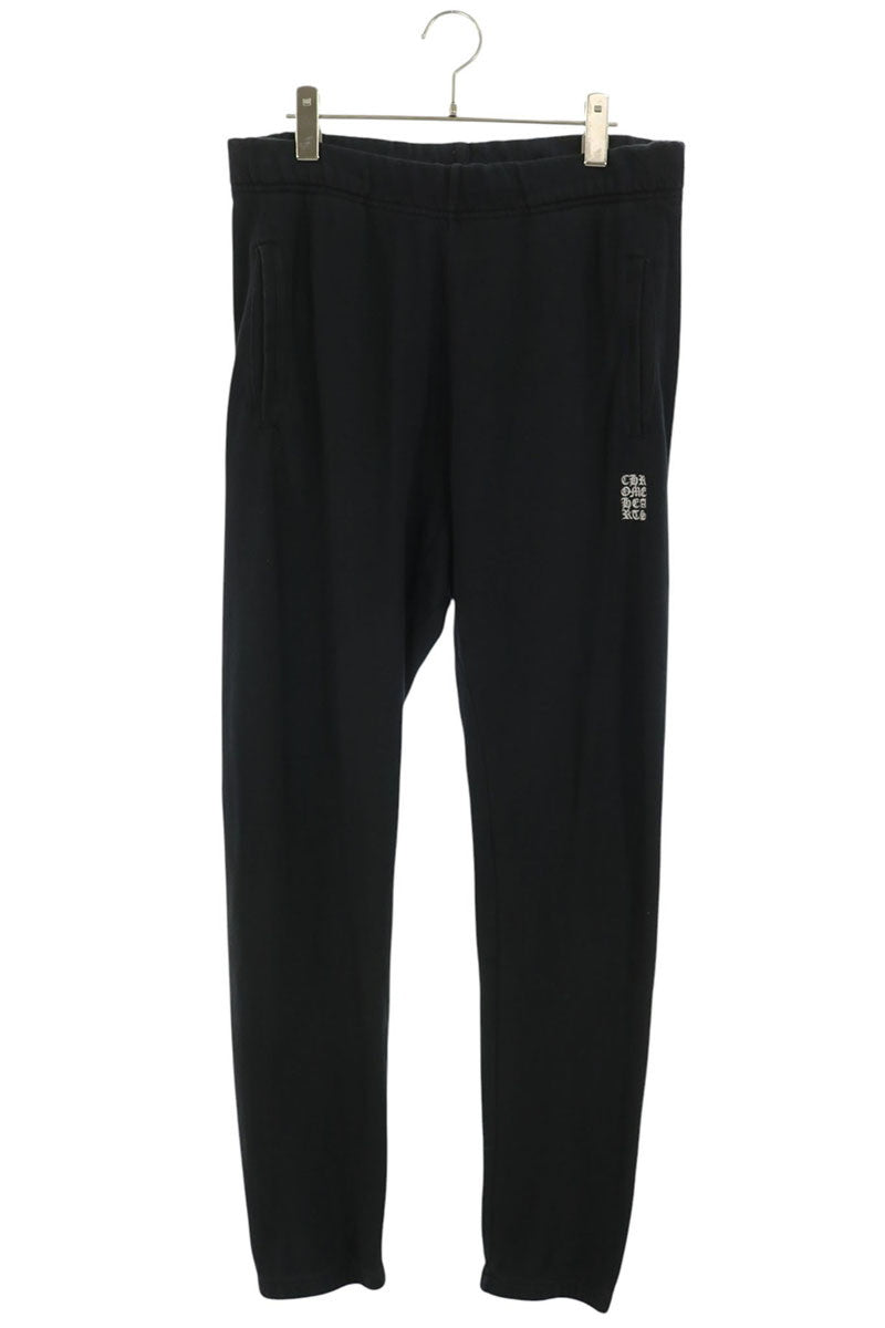 Chrome Hearts Y NOT Logo Print Sweatpants Black Size 30