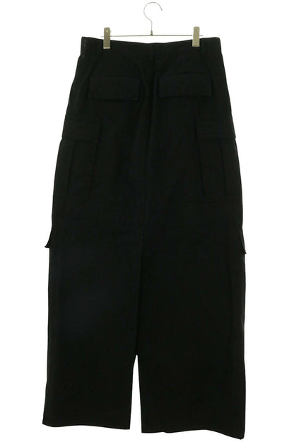BALENCIAGA Black Cotton Apron Cargo Pants Size 28
