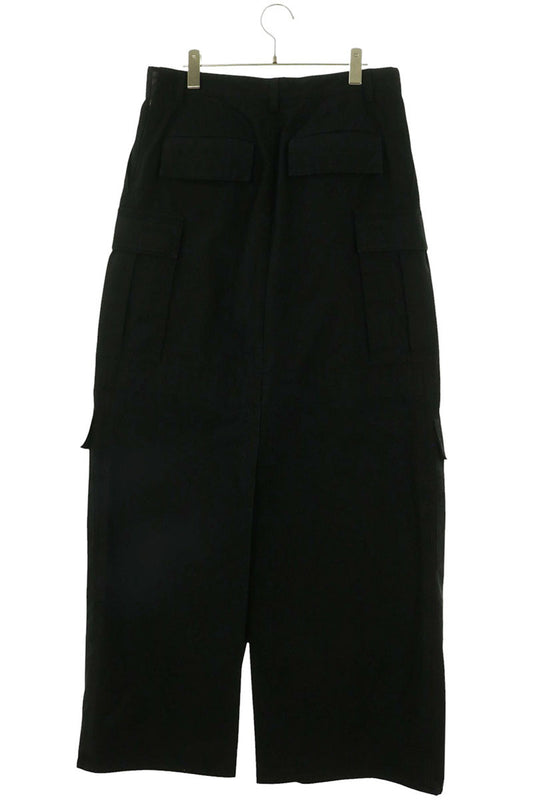BALENCIAGA Black Cotton Apron Cargo Pants Size 28