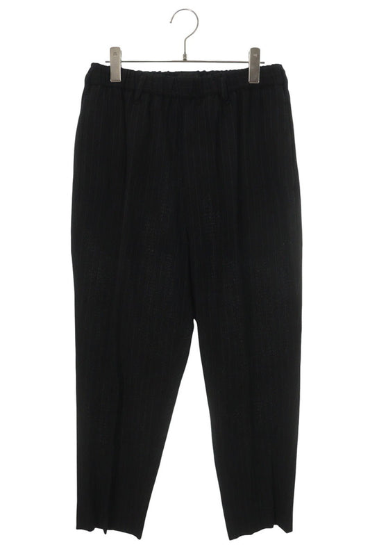 Yamauchi Wool Seersucker Pants Black Size 34