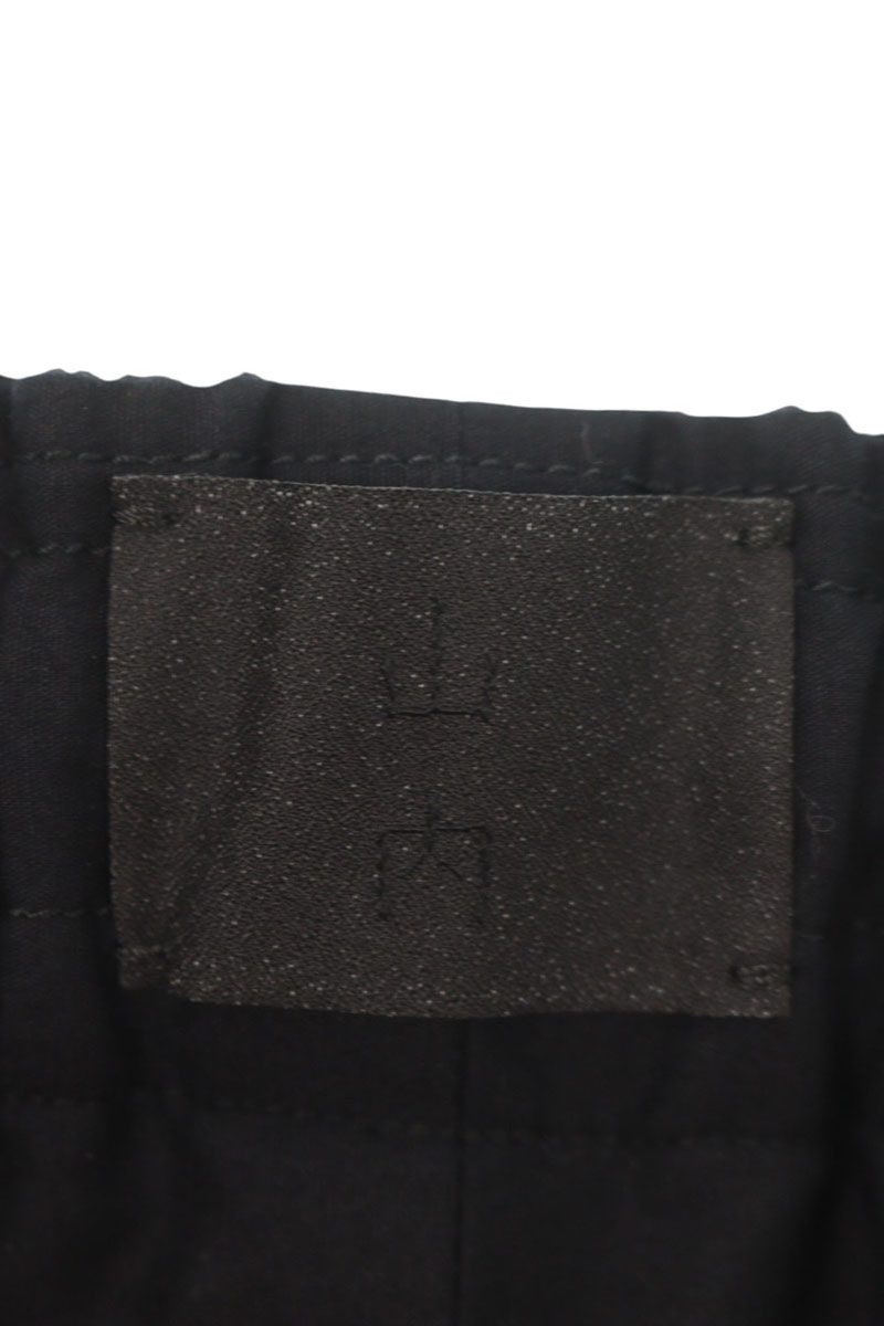 Yamauchi Wool Seersucker Pants Black Size 34