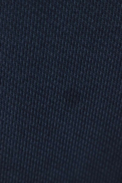 FENDI Logo Plaque Cotton Pants Blue Size 34