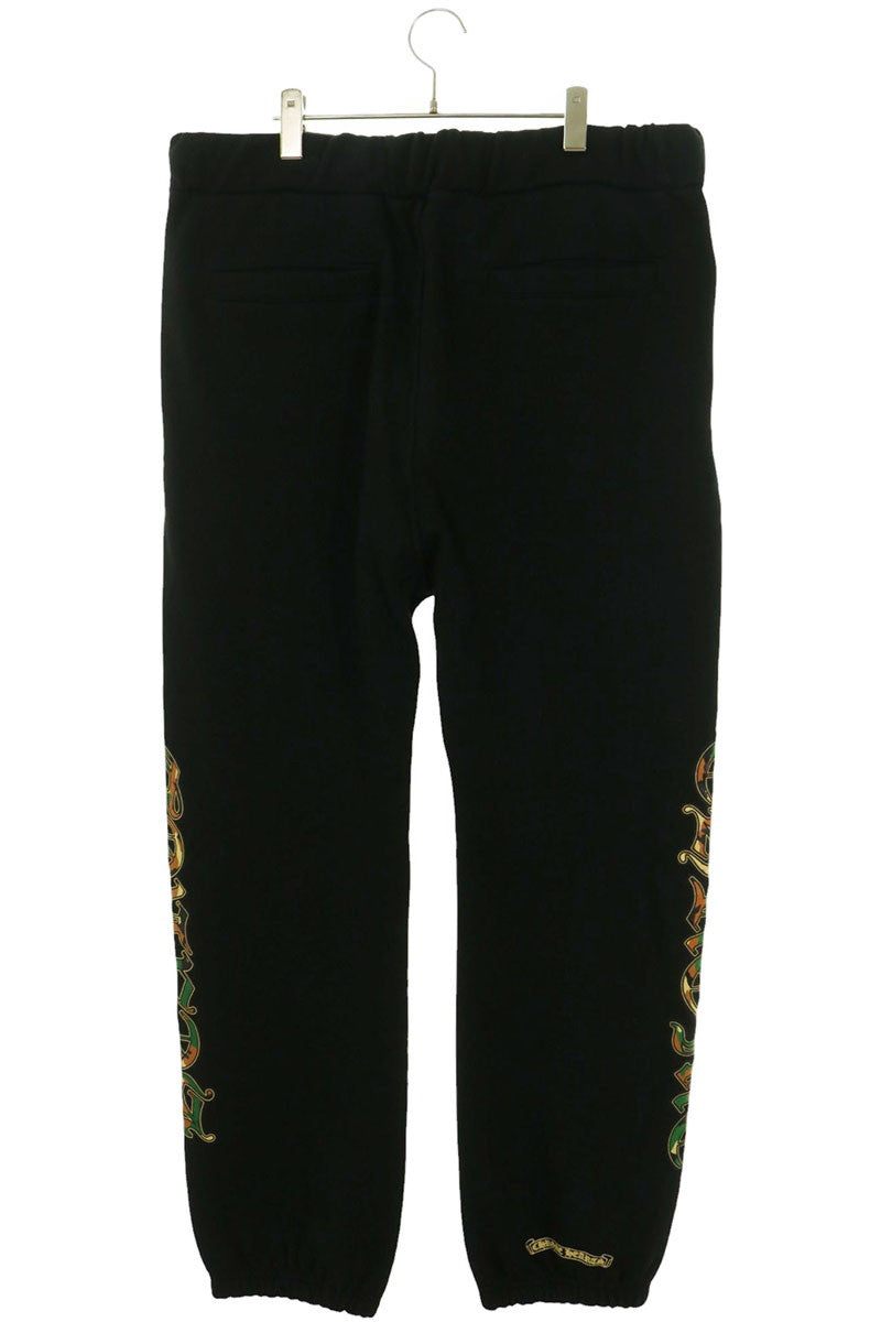 Chrome Hearts Camo Logo Print Cotton Sweatpants Size 36