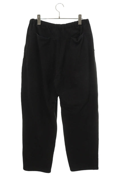 COMOLI Wide Cotton Sweatpants Black Size 32
