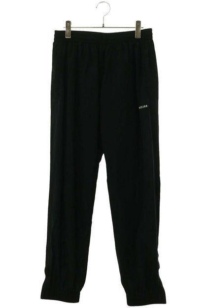 BALENCIAGA Logo Zip Nylon Track Pants Black Size M