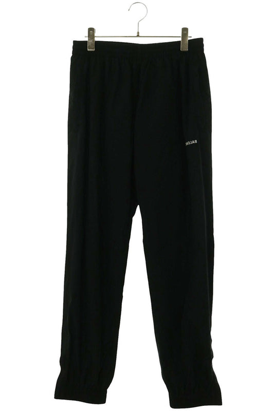 BALENCIAGA Logo Zip Nylon Track Pants Black Size M