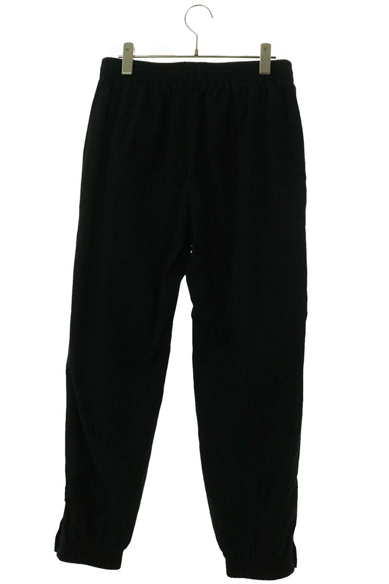 BALENCIAGA Logo Zip Nylon Track Pants Black Size M