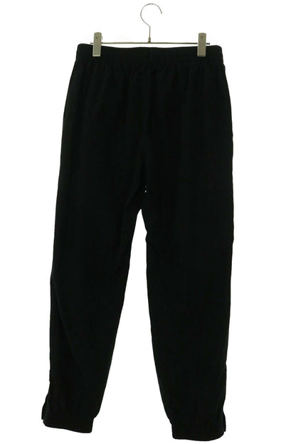 BALENCIAGA Logo Zip Nylon Track Pants Black Size M