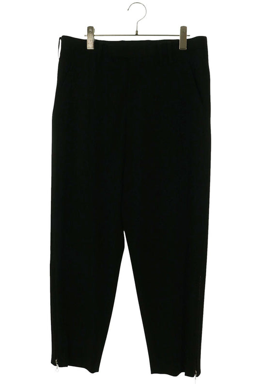 Y's BANG ON Hem Zip Tapered Pants Black Size 2