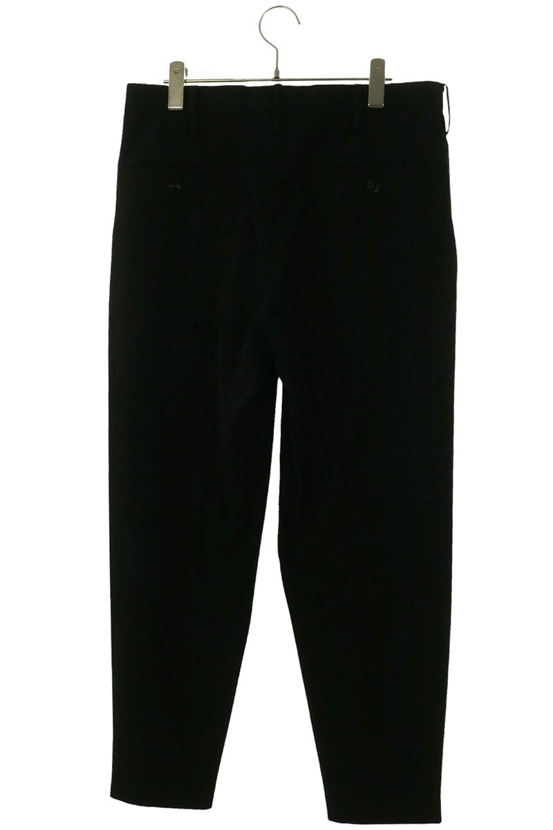 Y's BANG ON Hem Zip Tapered Pants Black Size 2