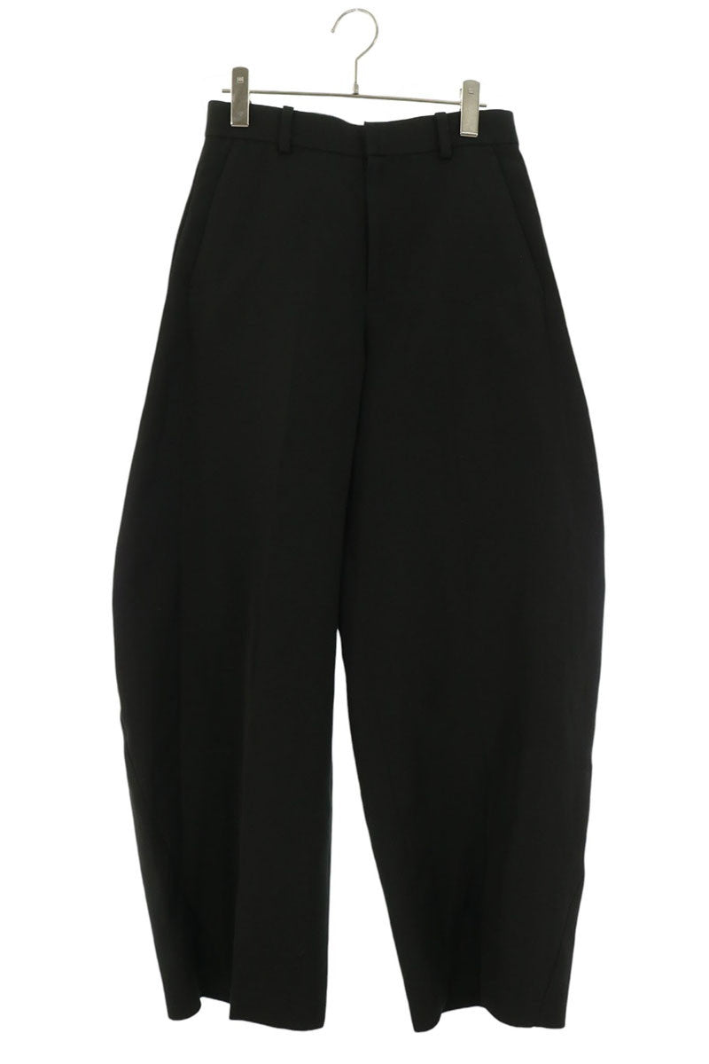Sacai Double Face Silk Cotton Blend Pants Black Size 1