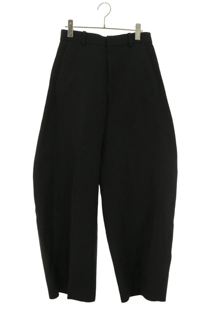 Sacai Double Face Silk Cotton Blend Pants Black Size 1