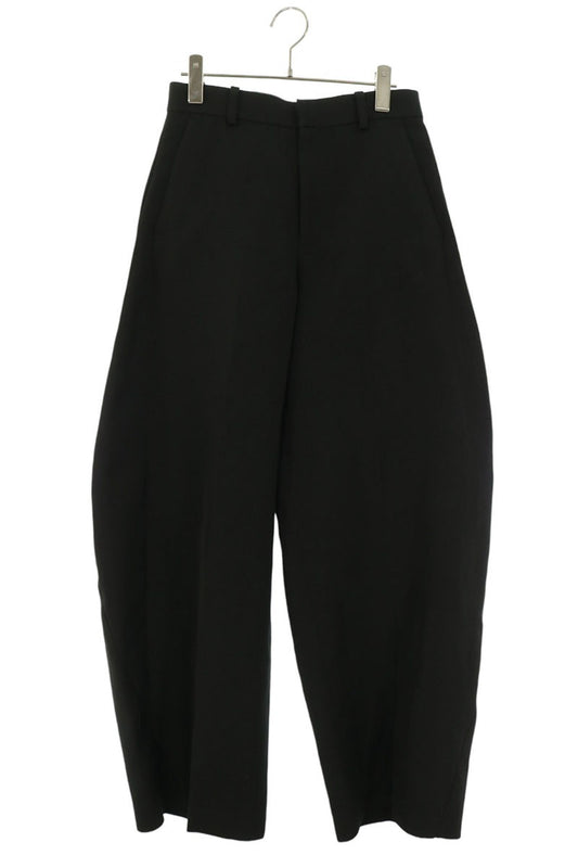 Sacai Double Face Silk Cotton Blend Pants Black Size 1