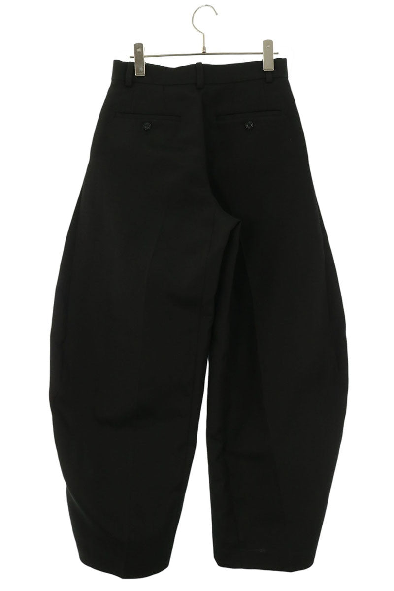 Sacai Double Face Silk Cotton Blend Pants Black Size 1
