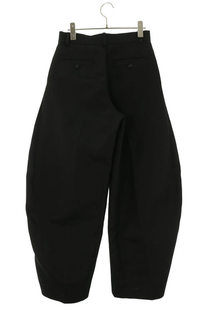 Sacai Double Face Silk Cotton Blend Pants Black Size 1