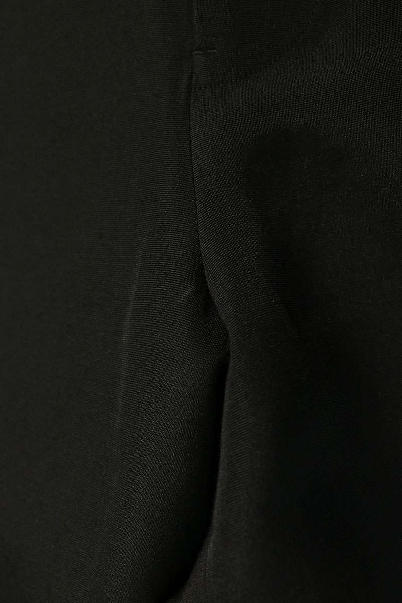 Sacai Double Face Silk Cotton Blend Pants Black Size 1