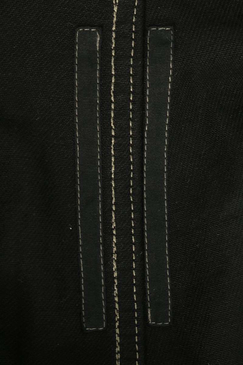 DRKSHDW Coated Double Cargo Cotton Pants Black Size 34