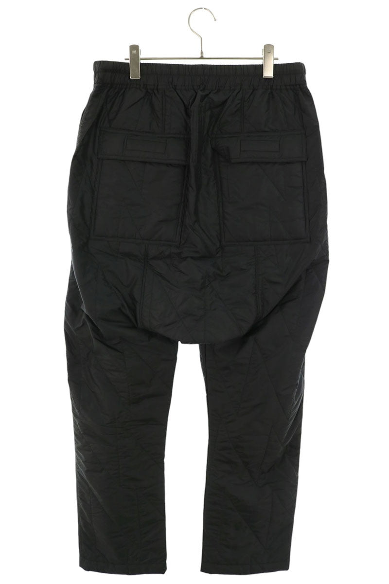 DRKSHDW Quilted Nylon Sarouel Pants Black Size L