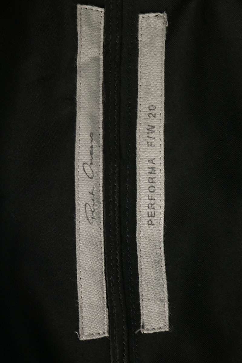 Rick Owens Drawstring Bella Trousers Poly Cotton Size 52