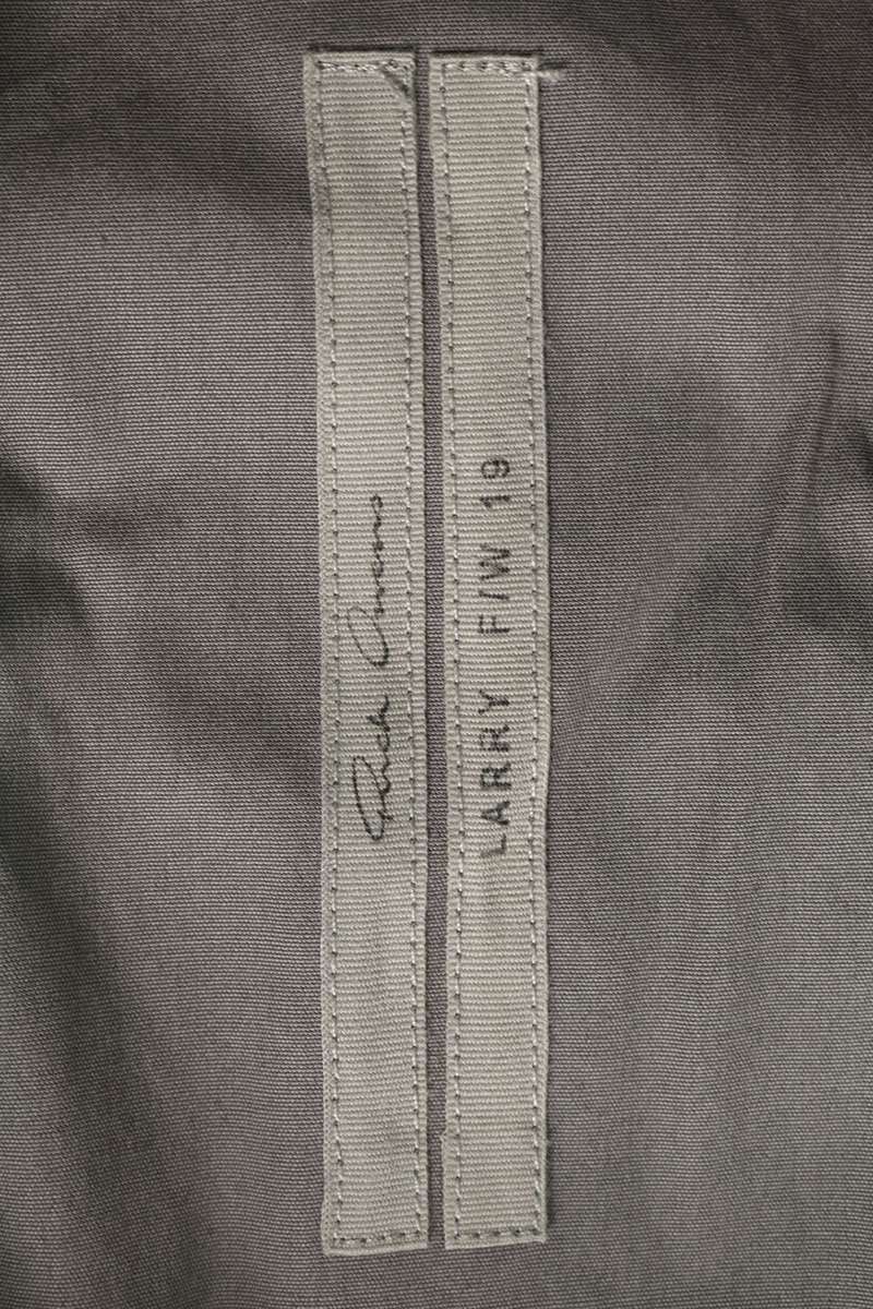 Rick Owens Drawstring Sarouel Pants Gray Cotton Size 52