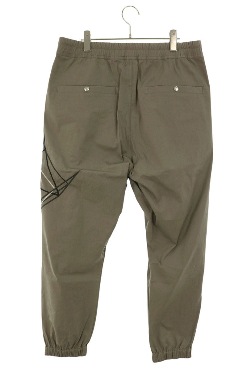 Rick Owens Drawstring Sarouel Pants Gray Size 52