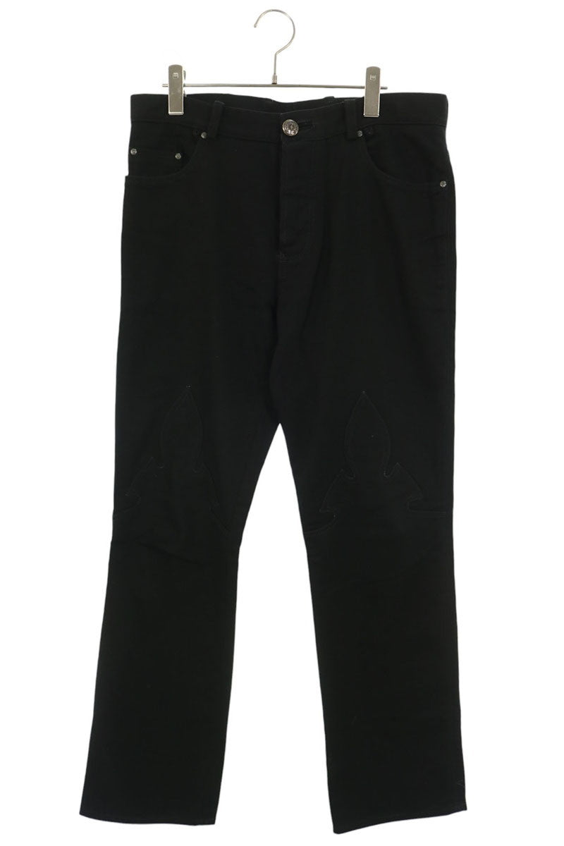 Chrome Hearts Arch Logo Flare Knee Cotton Pants Size 33