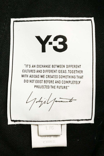 Y-3 Easy Cargo Pants Black Poly Wool Blend Size L
