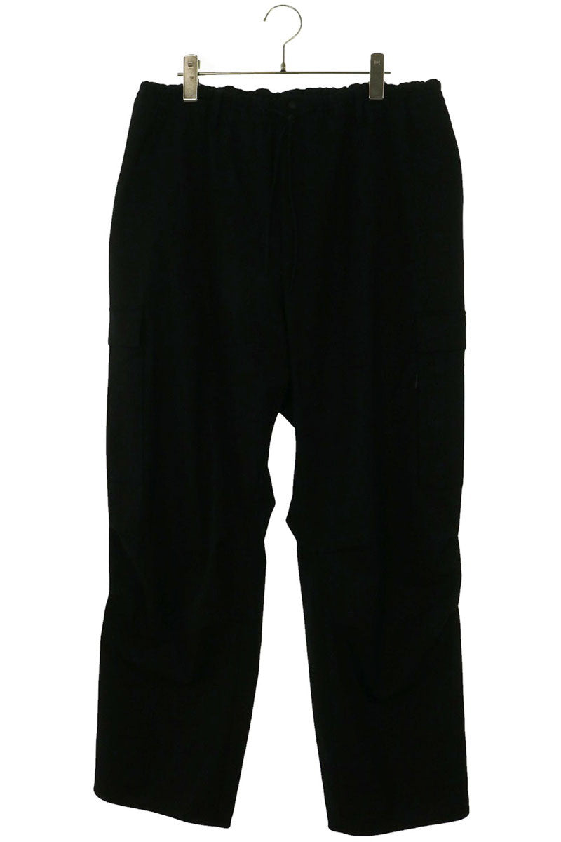 Y-3 Classic Wide Cargo Pants Black Wool Blend Size L
