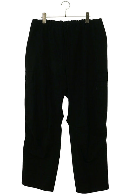 Y-3 Classic Wide Cargo Pants Black Wool Blend Size L