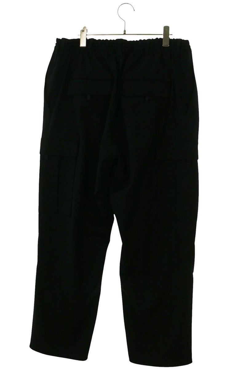 Y-3 Classic Wide Cargo Pants Black Wool Blend Size L