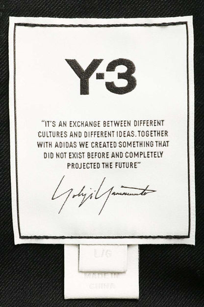 Y-3 Classic Wide Cargo Pants Black Wool Blend Size L