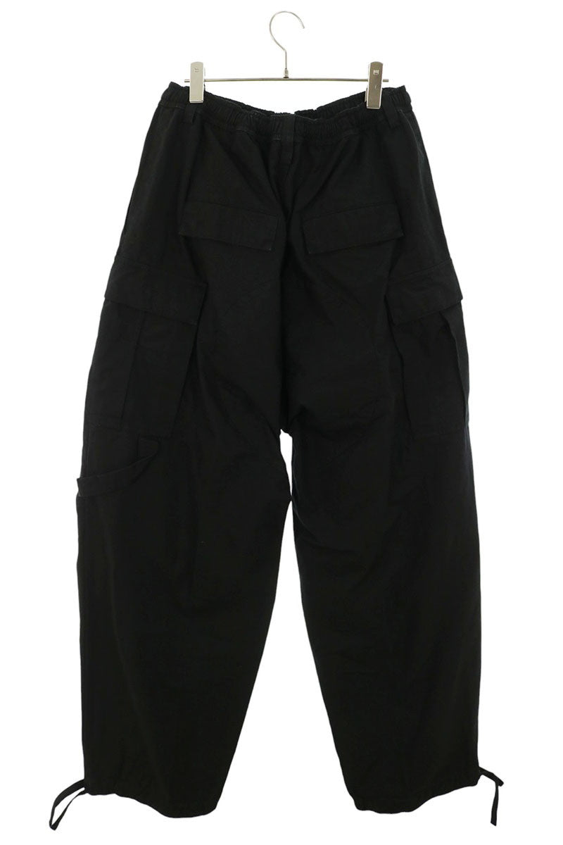 BALENCIAGA Ripstop Cargo Pants Black Size 44