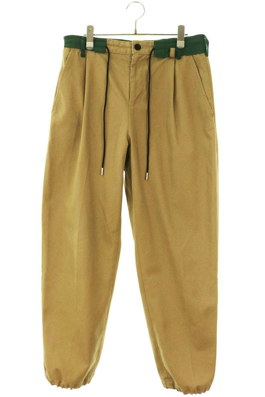 Sacai Wide Tapered Pants Beige Size 2