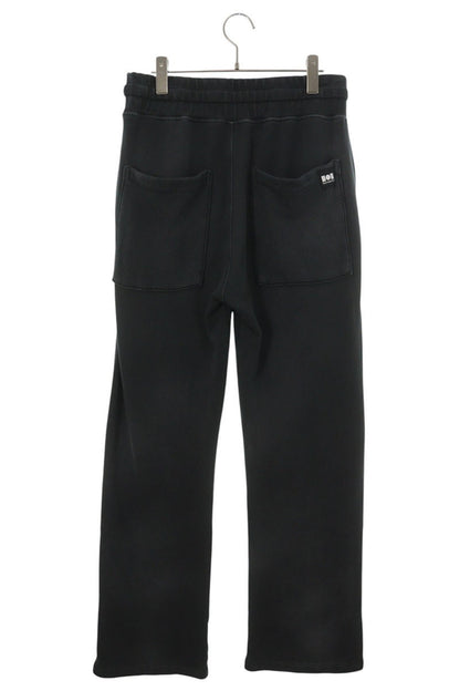 NAHMIAS Vintage Distressed Cotton Sweatpants Black Size M