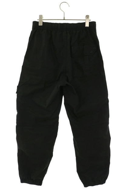 STONEISLAND Supima Cotton Twill Cargo Pants Black Size 28