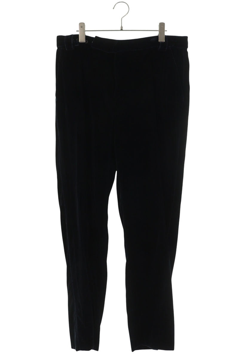 EMPORIO ARMANI Velour Pants Navy Size 50
