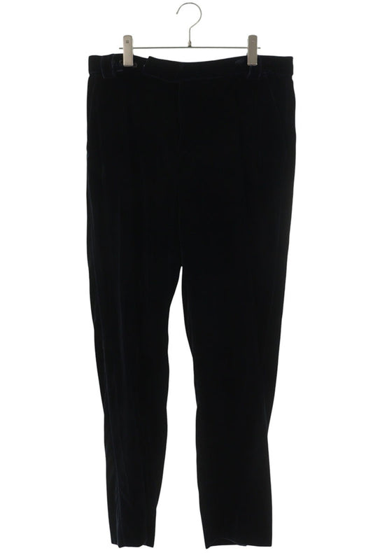 EMPORIO ARMANI Velour Pants Navy Size 50