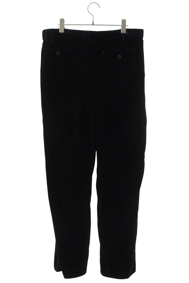 EMPORIO ARMANI Velour Pants Navy Size 50