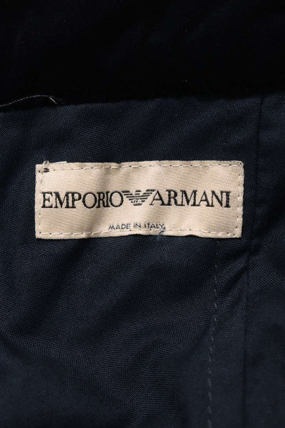 EMPORIO ARMANI Velour Pants Navy Size 50