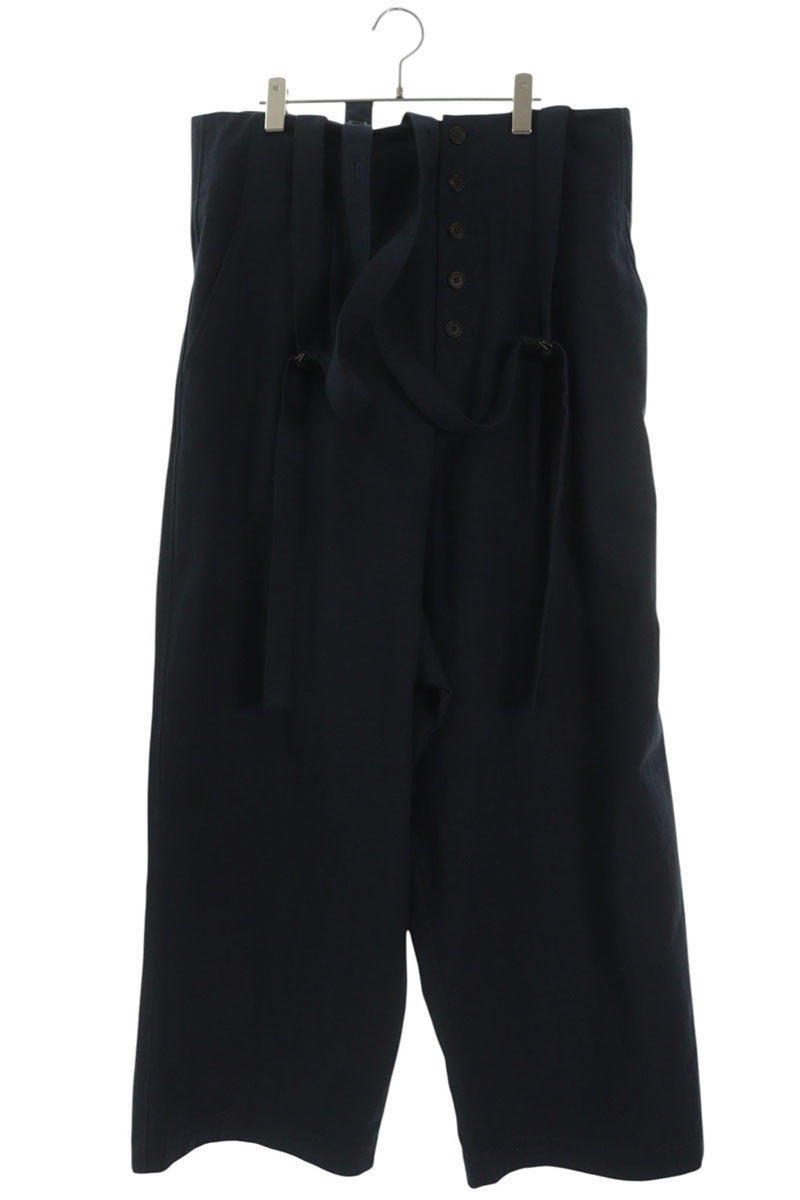 Yohji Yamamoto 23SS Suspender Military Pants Navy Size 3