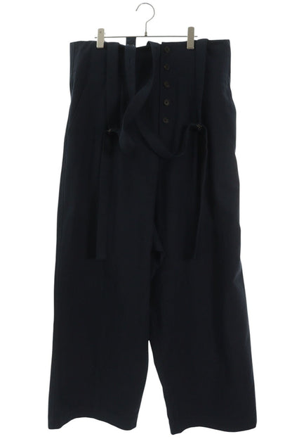 Yohji Yamamoto 23SS Suspender Military Pants Navy Size 3