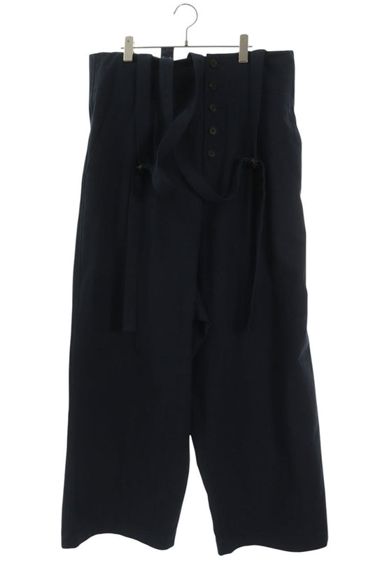 Yohji Yamamoto 23SS Suspender Military Pants Navy Size 3