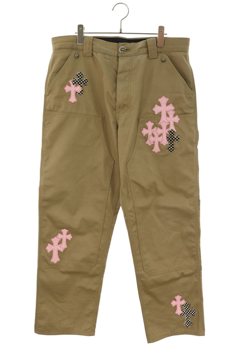 Chrome Hearts CARPENTER CNVS CEME Patchwork Pants Size 34