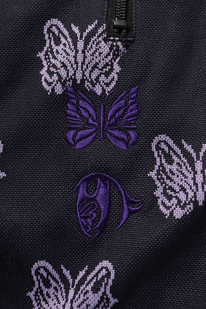 Needles H.D. Papillon Pattern Track Pants Purple Size M