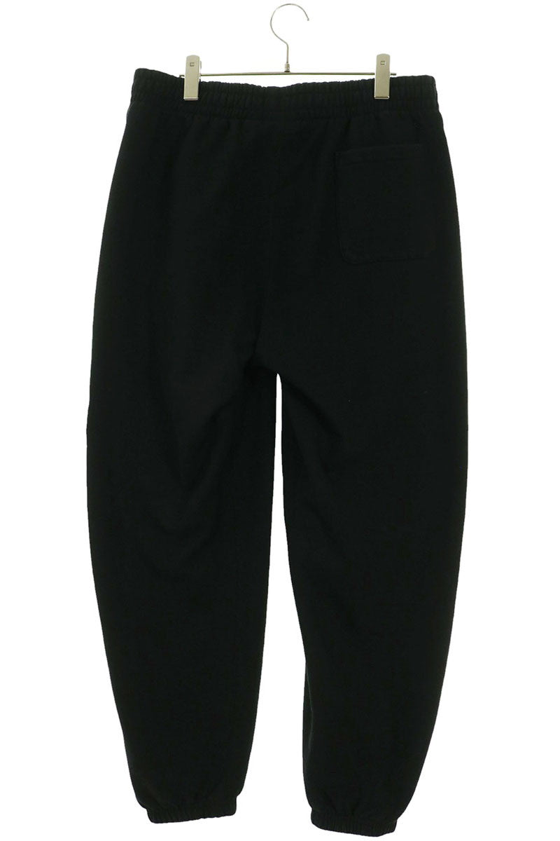 SUPREME 23AW Raised Script Logo Black Sweatpants Size L